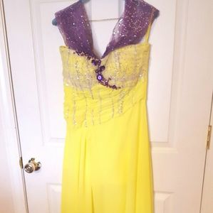 Formal yellow dress
